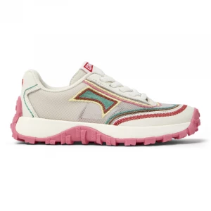 Foto del prodotto CAMPER Twins - Sneaker per Bimbe - Beige, Bianco, Tessuto in cotone / Pelle liscia