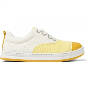 Foto del prodotto CAMPER Twins - Sneaker per Bimbe - Arancione, Giallo, Bianco, Tessuto in cotone