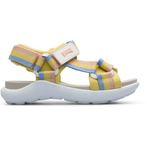 Foto del prodotto CAMPER Wous - Sandali per Bimbe - Giallo, Blu, Rosa, Tessuto in cotone