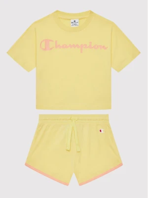 Foto del prodotto Champion Completo t-shirt e pantaloncini sportvi 404319 Giallo Custom Fit
