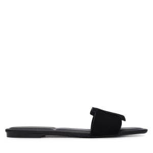 Foto del prodotto Ciabatte Calvin Klein Square Flat Sndl Embl Suede HW0HW03055 Nero