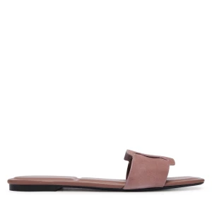 Foto del prodotto Ciabatte Calvin Klein Square Flat Sndl Embl Suede HW0HW03055 Rosa