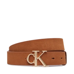 Foto del prodotto Cintura Calvin Klein Round Ck Buckle Suede LV04F7144G Marrone