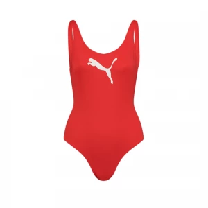 Foto del prodotto Costume da bagno PUMA Swim Donna (1 pezzo), Abbigliamento, Rosso czerwony