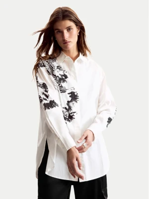 Foto del prodotto Desigual Camicia Orchid Lacroix 26SWCW29 Bianco Oversize