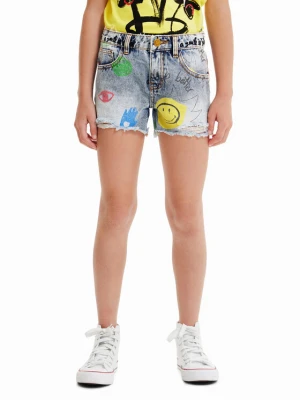 Foto del prodotto Desigual Pantaloncini di jeans 23SGDD10 Blu Regular Fit