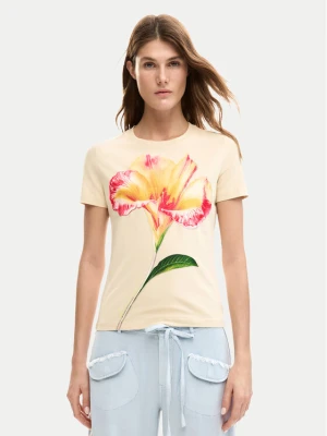 Foto del prodotto Desigual T-shirt Estocolmo 26SWTK03 Beige Regular Fit