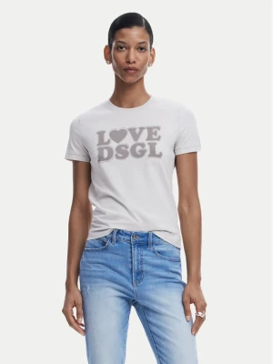 Foto del prodotto Desigual T-shirt Love Dsgl 25SWTK10 Grigio Regular Fit