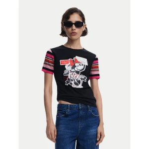 Foto del prodotto Desigual T-shirt Minnie 25SWTK39 Nero Slim Fit