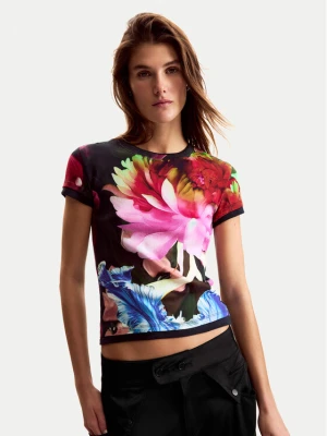 Foto del prodotto Desigual T-shirt Multiflowers Lacroix 26SWTK49 Nero Regular Fit
