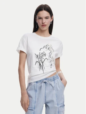 Foto del prodotto Desigual T-shirt Paraguay 25SWTKAB Bianco Regular Fit