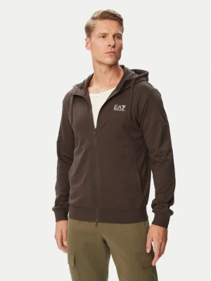 Foto del prodotto EA7 Emporio Armani Felpa 8NPM33 PJVRZ U6027 Marrone Regular Fit