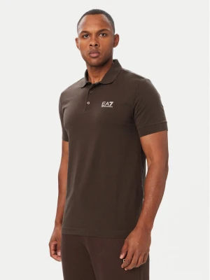 Foto del prodotto EA7 Emporio Armani Polo 8NPF14 PJVQZ U6027 Marrone scuro Regular Fit