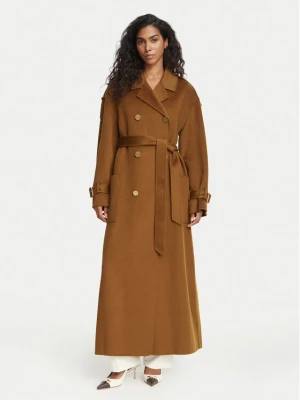 Foto del prodotto Elisabetta Franchi Cappotto di lana CP-02D-66E2-V790 Marrone Regular Fit