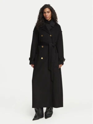 Foto del prodotto Elisabetta Franchi Cappotto di lana CP-02D-66E2-V790 Nero Regular Fit