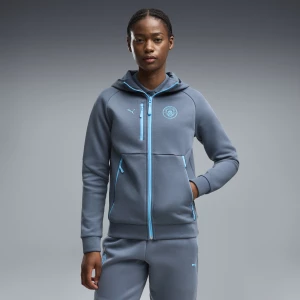 Foto del prodotto Felpa con cappuccio e zip Manchester City PUMATECH da donna, Abbigliamento, Grigio Gray