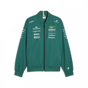 Foto del prodotto Giacca bomber PUMA x ASTON MARTIN ARAMCO F1® TEAM Replica da uomo, Accessori, Verde zielony