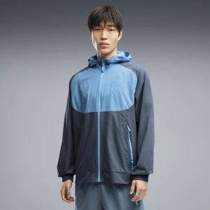 Foto del prodotto Giacca in tessuto Manchester City PUMATECH con zip integrale da uomo, Abbigliamento, Grigio Gray