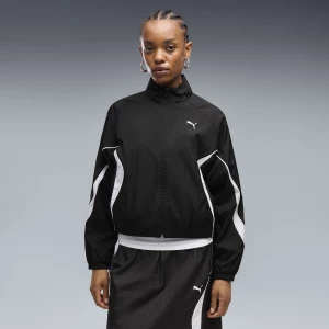 Foto del prodotto Giacca in tessuto PUMA dal taglio morbido da donna, Abbigliamento, Nero czarny