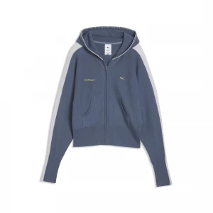 Foto del prodotto Giacca lavorata a maglia PUMA x MADHAPPY T7 da donna, Accessori, Blu niebieski