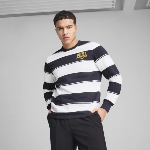 Foto del prodotto Girocollo a righe PUMA Class da uomo, Abbigliamento, Blu niebieski