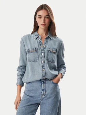 Foto del prodotto Guess camicia di jeans W6YH19 D1353 Blu Regular Fit