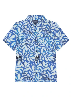 Foto del prodotto Guess Camicia L6GH01 WFBT0 Blu Relaxed Fit