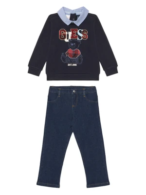 Foto del prodotto Guess Completo felpa e pantaloni di tessuto N6BG01 K6105 Blu scuro Regular Fit