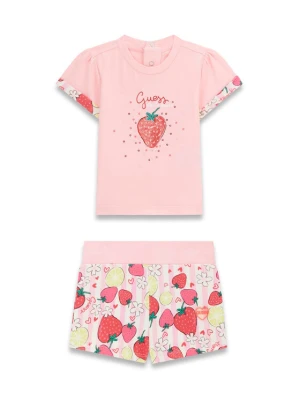 Foto del prodotto Guess Completo T-shirt e pantaloncini A6GG01 K6YW4 Rosa Regular Fit
