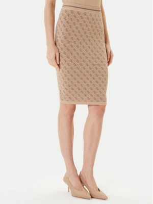 Foto del prodotto Guess Gonna a matita W4BD53 Z37K0 Beige Regular Fit