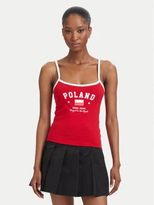 Foto del prodotto Guess Jeans Top W6YP20 K4202 Rosso Slim Fit