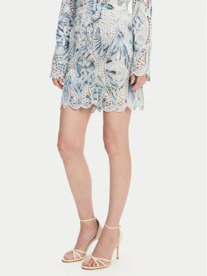 Foto del prodotto Guess Minigonna W5GD1T WHAD2 Blu Regular Fit