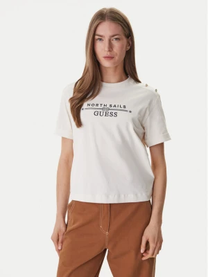 Foto del prodotto Guess T-shirt GUESS x NORTH SAILS W6GI03 K2657 Écru Relaxed Fit Crema
