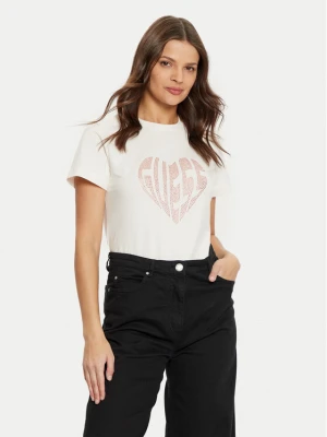 Foto del prodotto Guess T-shirt V5RI08 J1314 Écru Slim Fit Crema