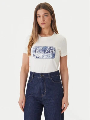 Foto del prodotto Guess T-shirt W6GP02 K2753 Écru Regular Fit Crema