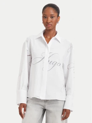 Foto del prodotto HUGO Camicia Echinacea 50562585 Bianco Oversize