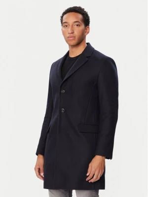 Foto del prodotto HUGO Cappotto di lana 50569210 Blu scuro Slim Fit