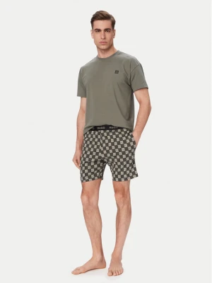Foto del prodotto HUGO Pigiama Aaron 50556777 Verde scuro Regular Fit