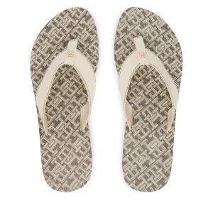 Foto del prodotto Infradito Tommy Hilfiger Monogram Mid Wedge Sandal FW0FW09419 Crema