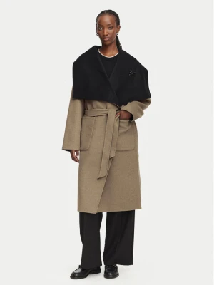 Foto del prodotto KARL LAGERFELD Cappotto di lana B3W15030 Marrone Relaxed Fit