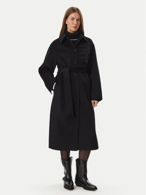 Foto del prodotto KARL LAGERFELD Cappotto di lana B4W15013 Nero Regular Fit