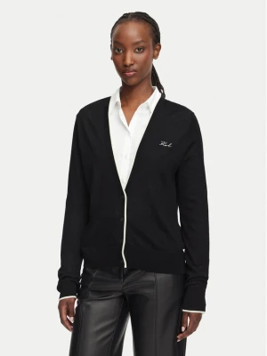 Foto del prodotto KARL LAGERFELD Cardigan B3W18038 Nero Regular Fit