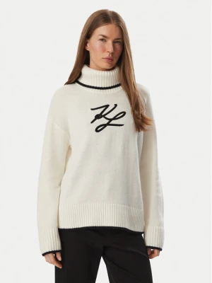Foto del prodotto KARL LAGERFELD Dolcevita B4W18033 Bianco Regular Fit