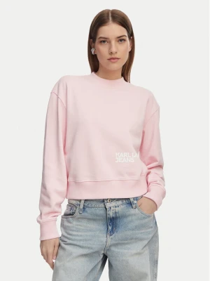 Foto del prodotto Karl Lagerfeld Jeans Felpa B2W20039 Rosa chiaro Regular Fit