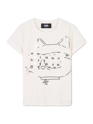Foto del prodotto Karl Lagerfeld Kids T-shirt Z30447 D Écru Regular Fit Crema