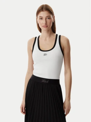 Foto del prodotto KARL LAGERFELD Top B2W17003 Bianco Slim Fit