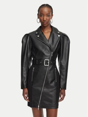 Foto del prodotto KARL LAGERFELD Vestito in similpelle B3W13001 Nero Regular Fit
