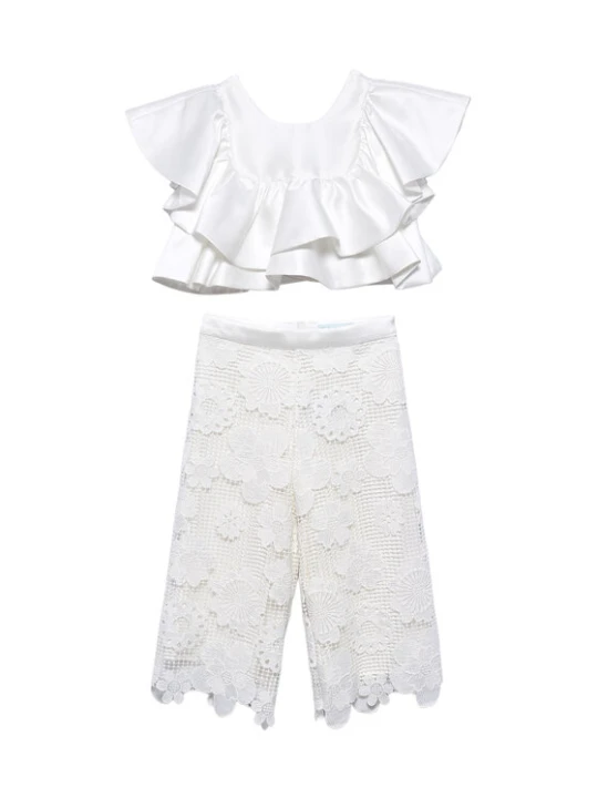 Foto del prodotto Abel & Lula Completo maglietta e pantaloni 5212 Bianco Regular Fit