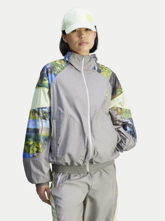 Foto del prodotto adidas by Stella McCartney Felpa Earth Collage JG5793 Grigio Loose Fit