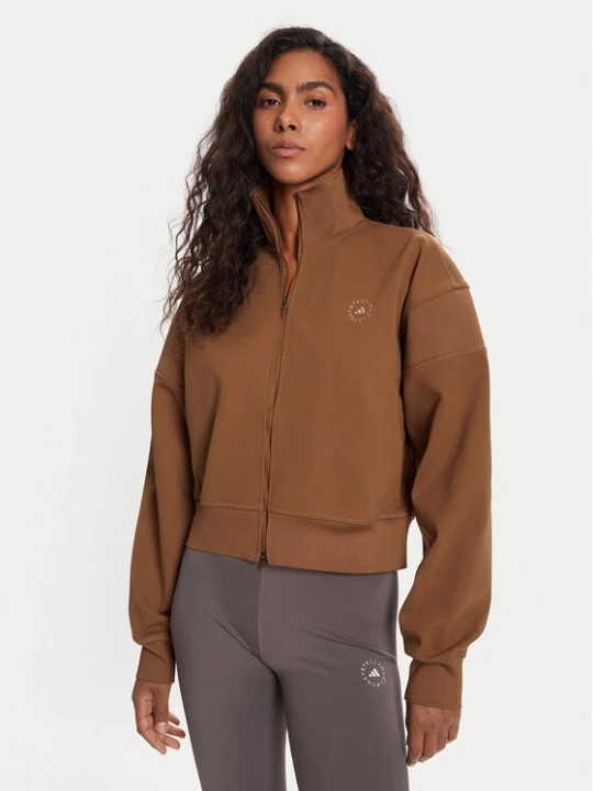 Foto del prodotto adidas by Stella McCartney Felpa Knitted Track Top JX6782 Marrone Regular Fit